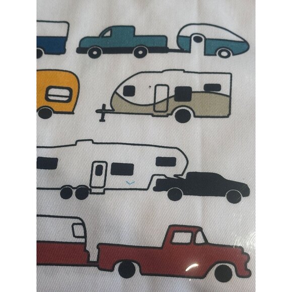 Retro Apron Camper Truck RV Pattern Kitchen Adults Cooking Baking Grilling - Picture 3 of 3